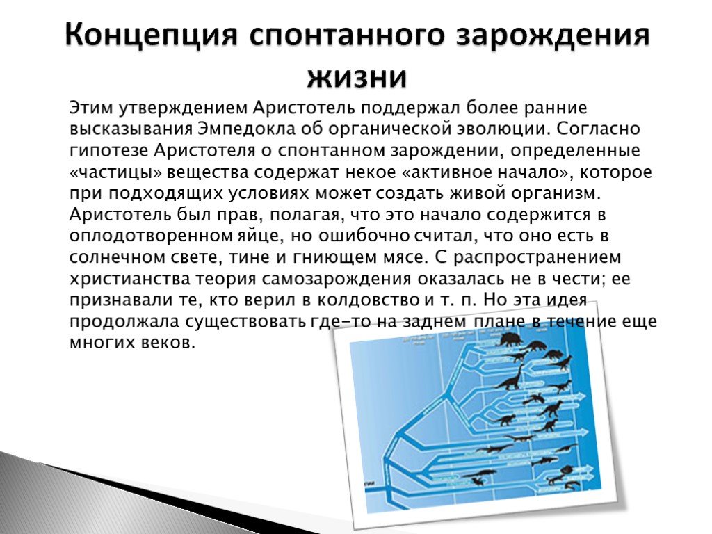 Согласно гипотезе. Концепция спонтанного зарождения жизни. Концепция случайного происхождения жизни. Концепция случайного однократного происхождения жизни. Гипотеза спонтанного зарождения.