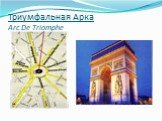 Триумфальная Арка Arc De Triomphe