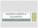 10-a Made by kseniya klimenko