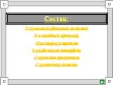 Управление файловой системой. Командный процессор. Драйверы устройств. Графический интерфейс. Сервисные программы. Справочная система. Состав: