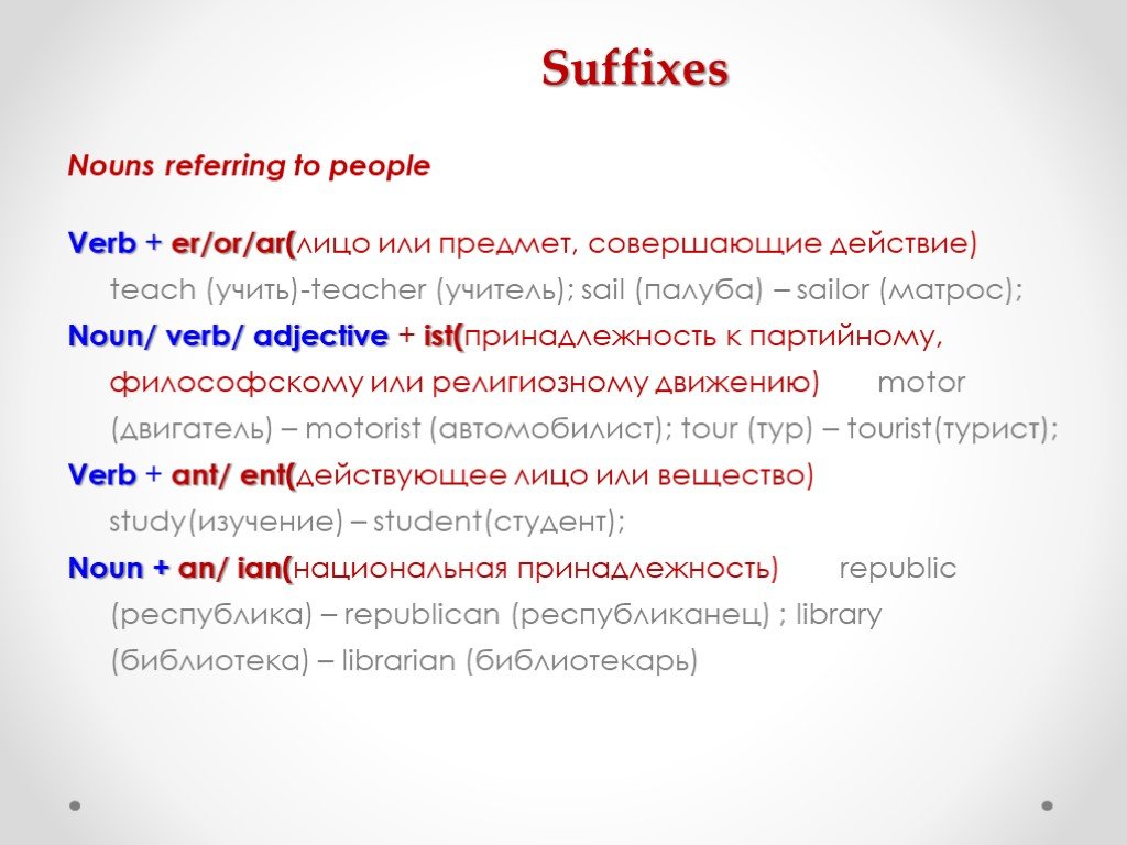 Who is referred to as. Словообразование в английском Noun verb. Суффиксы er or в английском языке. Noun suffixes в английском языке. Суффиксы er or ist Ian в английском.