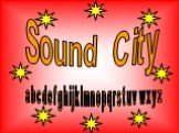 Sound City abcdefghijklmnopqrstuvwxyz