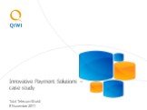 Innovative Payment Solutions – case study Total Telecom World 8 November 2011