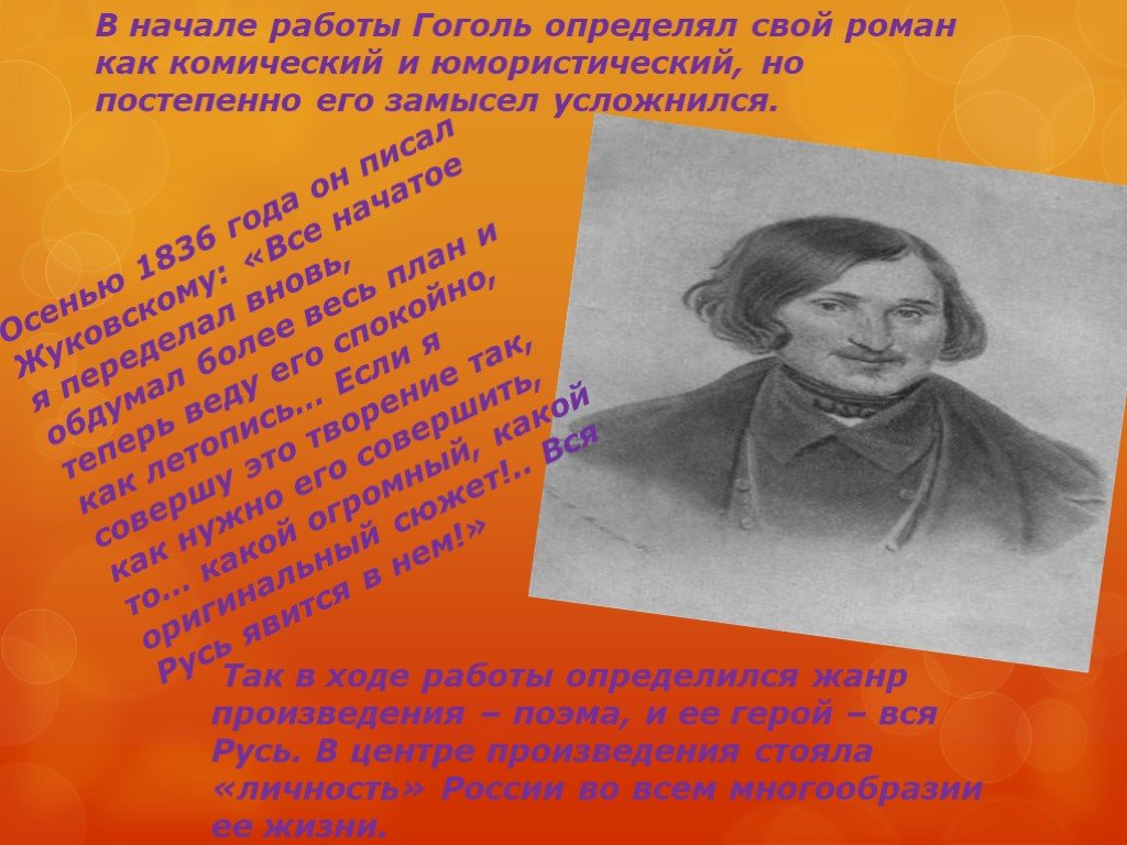 Как Гоголь определил Жанр своего произведения. История создания мертвые души презентация. Гоголь за работой.
