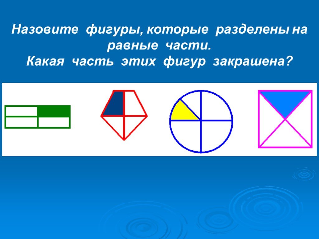 Делим на равные части презентация 3 класс