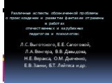 Различные аспекты обозначенной проблемы о происхождении и развитии фантазии отражены в работах отечественных и зарубежных педагогов и психологов: Л.С. Выготского, Е.Е. Сапоговой, Л.А. Венгера, В.В. Давыдова, Н.Е. Веракса, О.М. Дьяченко, Е.В. Заики, Б.Т. Лейтеса и др.