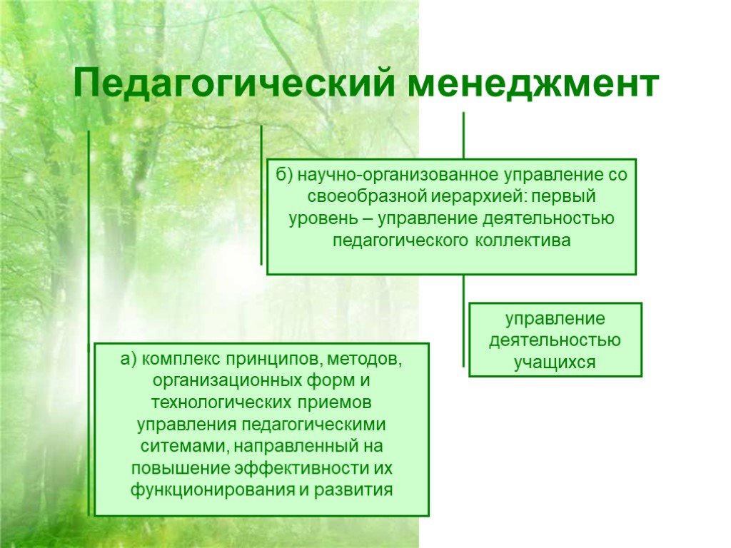 Менеджмент в образовании презентация