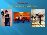 Martial art Восточные виды единоборств