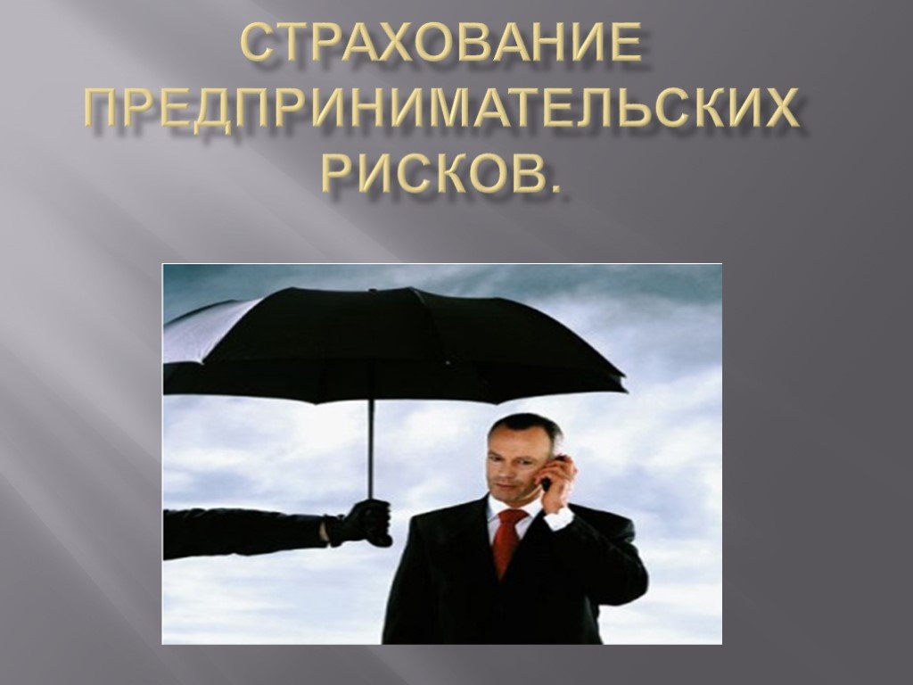 Страхование предпринимательских рисков картинки