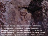 Многие из пещер– это исторические памятники. В этих пещерах отыскали стоянки древнего человека, возраст которых свыше 15 тысяч лет. А обнаруженный среди наскальных рисунков олень стал символом Природного парка «Оленьи ручьи».