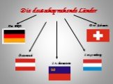 Die deutschsprechende Länder Die BRD Österreich Luxemburg Lichtenstein Die Schweiz