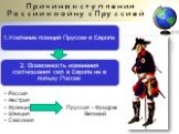 Причины вступления России в войну с Пруссией