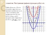 2 занятие. Построение графика функции y=f(x) + m.