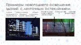 Здание рассмотрено цельно, используются большие плоскости, соразмерный зданию светодизайн. Новогоднее освещение здания вписывается в природный ландшафт