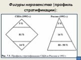 Фигуры неравенства (профиль стратификации):