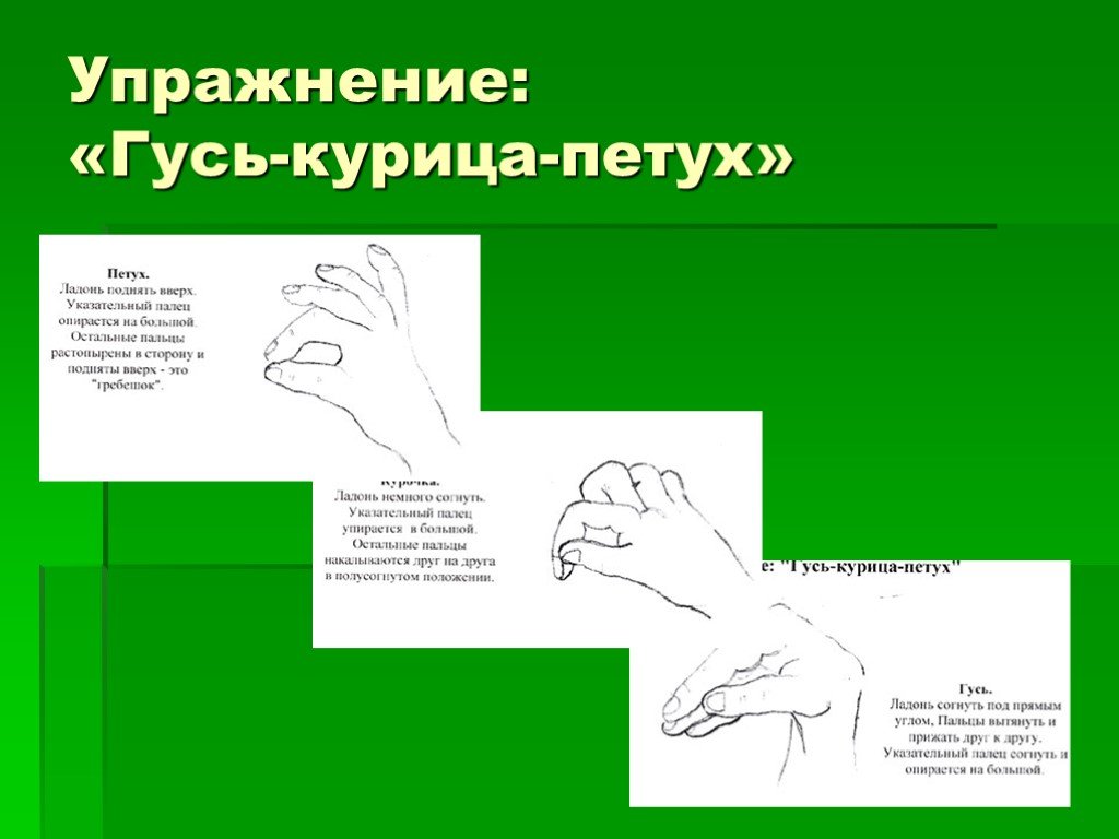 Картотека кинезиологических упражнений для дошкольников с картинками