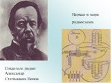 Создатель радио Александр Степанович Попов. Первая в мире радиосхема
