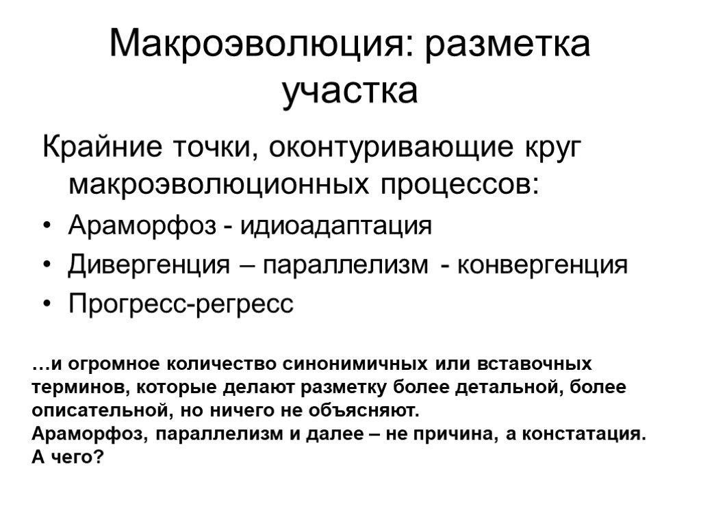 Биология 9 класс макроэволюция презентация 9 класс