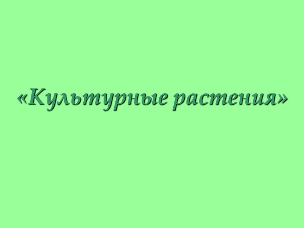 Происхождение культурных растений презентация 6 класс