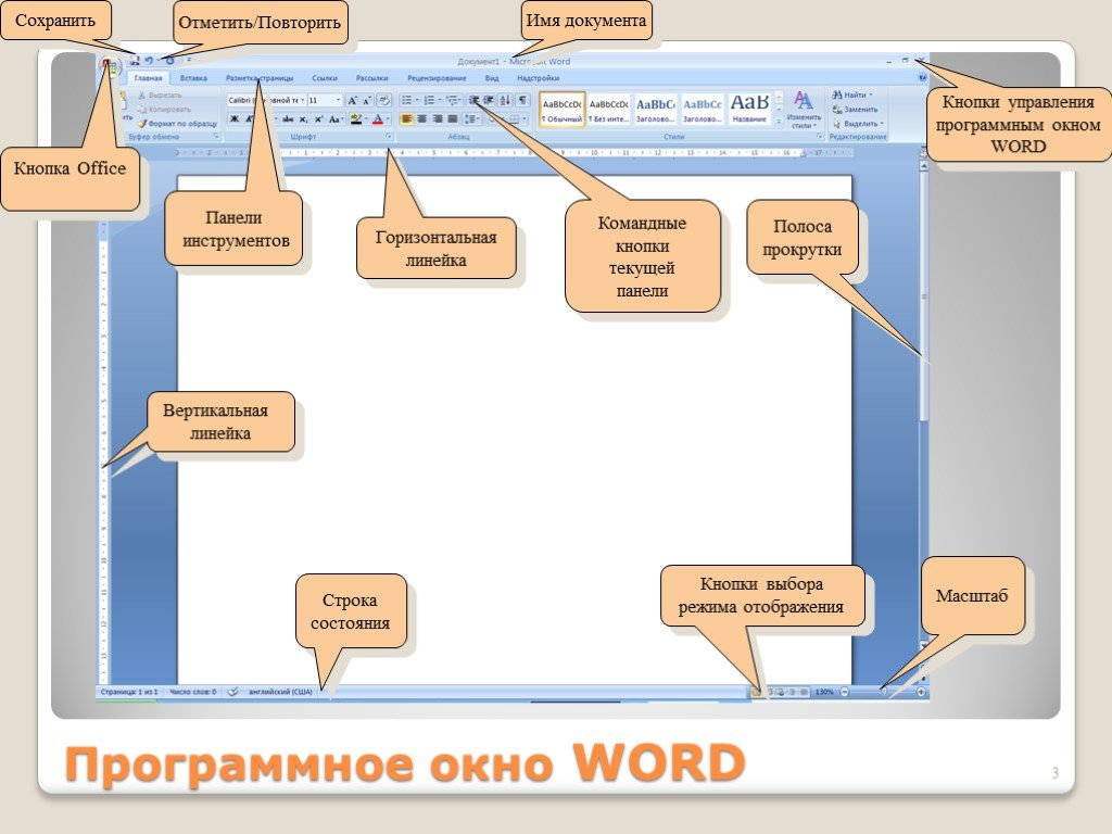 Проект по информатике по word