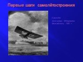 Первые шаги самолётостроения. Самолёт Александра Фёдоровича Можайского, 1882 г.