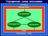 ПРИРОДНАЯ ОКРУЖАЮЩАЯ СРЕДА ЭКОНОМИЧЕСКАЯ СРЕДА УПРАВЛЯЮЩИЕ ПРОИЗВОДИТЕЛИ ПОТРЕБИТЕЛИ. Упрощенная схема экономики