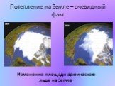 Потепление на Земле – очевидный факт. Изменение площади арктического льда на Земле
