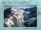 Ледники — природные образования, представляющие собой скопление льда атмосферного происхождения. Ледник Тасмана. Новая Зеландия