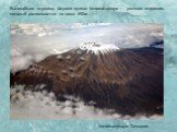 Высочайшая вершина Африки вулкан Килиманджаро— увенчан ледником, который располагается не ниже 450м. Килиманджаро. Танзания.