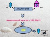 Акционерный капитал = 100 000 $. ФЛ ЮЛ