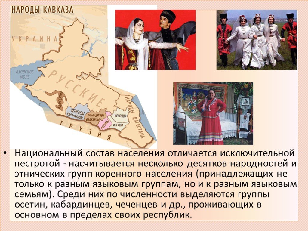 Какие есть народы кавказа