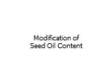 Modification of Seed Oil Content
