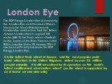 London Eye. It is the tallest Ferris wheel in Europe, and the most popular paid tourist attraction in the United Kingdom, visited by over 3.5 million people annually. It is still described by its operators as "the world's tallest cantilevered observation wheel" (as the wheel is supported b