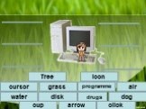 cursor grass programme air water disk dog drugs cup arrow click Tree icon