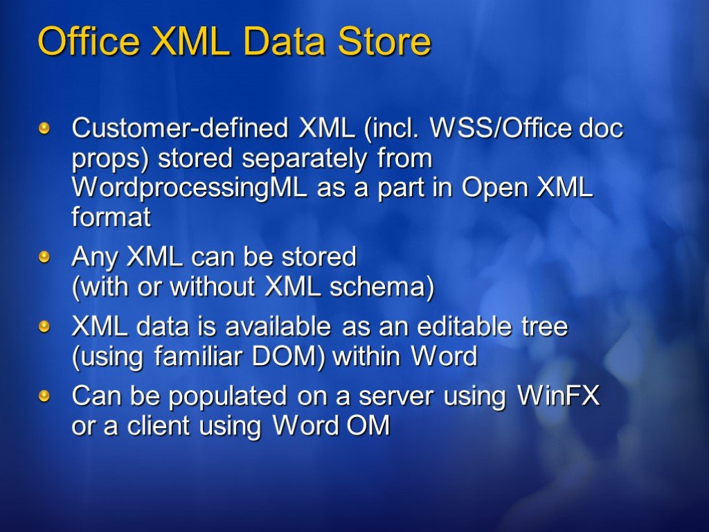 Define xml