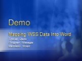 Mapping WSS Data Into Word