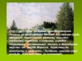 Спасское — один из самых привлекательных уголков во всей средней России. Оно лежит среди обширной черноземной равнины, изрытой глубокими оврагами, с холмами, изредка покрытыми лиственными лесами, в двенадцати верстах от города Мценска. Окрестности живописны и величавы... Особенно красива сама усадьб