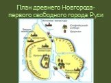 План древнего Новгорода-первого свободного города Руси