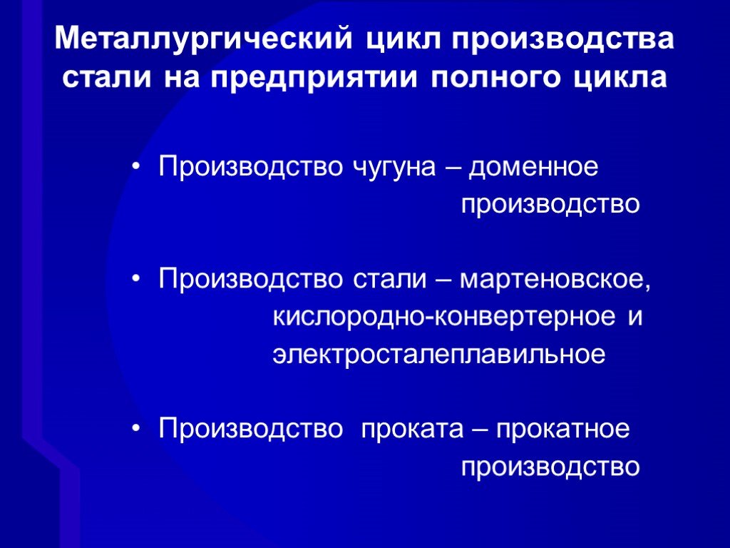 Предприятие полной. Металлургический цикл. Цикл металлургического производства. Полный цикл производства в металлургии. Цикл производства в черной металлургии.