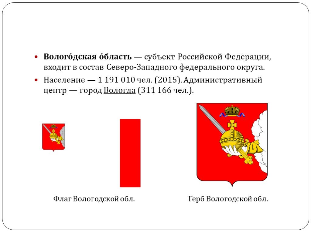 Герб и флаг вологды картинки