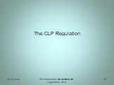 The CLP Regulation
