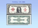 Currency – U.S. dollar