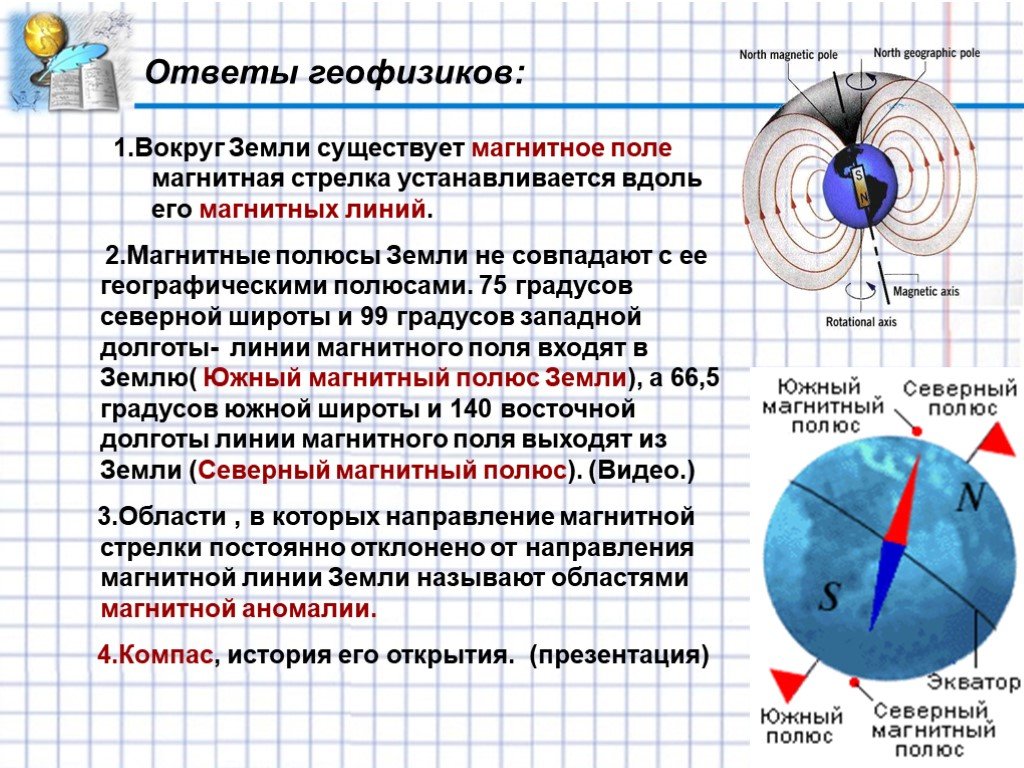 Северный полюс магнитной стрелки компаса показывает на. Магнитное поле земли. Магнитные и географические полюса земли. Северный и Южный магнитный полюс. Географические полюса земли и магнитные полюса земли. Магнитная стрелка в поле земли.