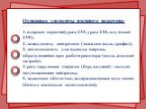 Основные элементы ядерного реактора: 1. ядерное горючее(уран 235, уран 238, плутоний 239); 2. замедлитель нейтронов (тяжелая вода, графит); 3. теплоноситель для вывода энергии, образующейся при работе реактора (вода, жидкий натрий); 4. регулирующие стержни (бор, кадмий) - сильно поглощающие нейтроны