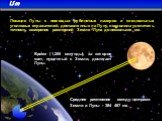 Локация Луны с помощью рубиновых лазеров и специальных уголковых отражателей, доставленных на Луну, позволила увеличить точность измерения расстояний Земля - Луна до нескольких см. Среднее расстояние между центрами Земли и Луны - 384 467 км. Время (1,255 секунды), за которое свет, пущенный с Земли, 