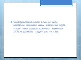 По распространенности в земной коре неметаллы занимают самые различные места: от трех самых распространенных элементов (O, Si, H) до весьма редких (As, Se, I, Te).