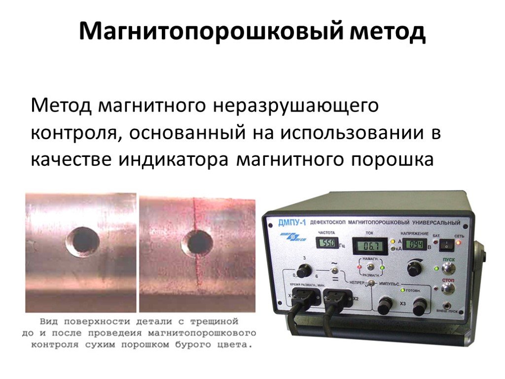 Магнитная дефектоскопия презентация