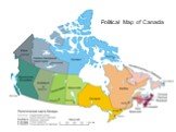 Political Map of Canada
