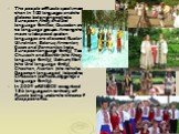 The people of Russia speak more than in 100 languages and the dialects belonging to Indo-European, Altay and Ural language families, Caucasian and to language groups. Among the most widespread spoken languages are allocated Russian, Ukrainian, Belarus, Armenian, Osset and German (an Indo-European la