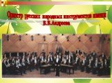 Оркестр русских народных инструментов имени В.В.Андреева
